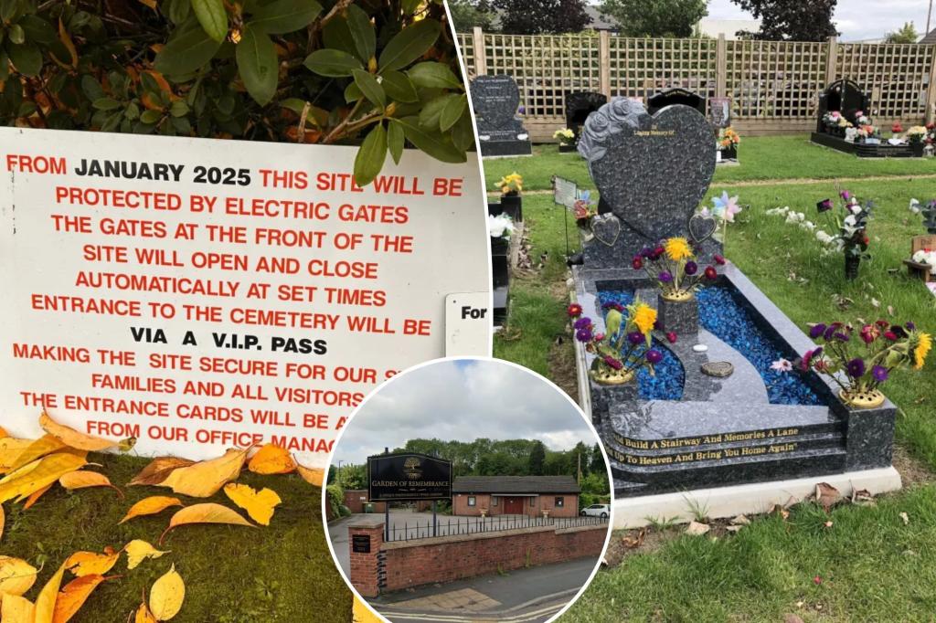 Cemetery charges mourners for 'VIP pass' to visit dead relatives - to help keep grave 'safe from unwanted'